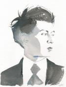 Xavier Coste - Egon Schiele, Dessin original