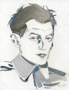 Xavier Coste - Egon Schiele, Dessin original