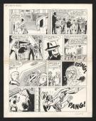 Tibet - Ric Hochet, L'Ombre de Caméléon, Planche originale n