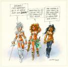 Dany - Guerrières de Troy (Les), Illustration originale publ