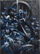 Cromwell - Anita Bomba, Peinture intitulée "Washington Dead