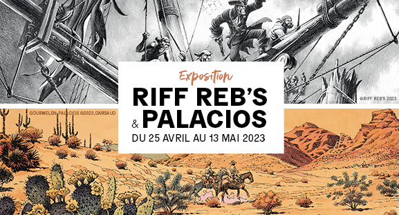 Exposition ddie  Riff Reb's et Palacios  la galerie Daniel Maghen
