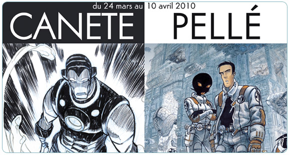 Exposition Eric Canete et Serge Pell