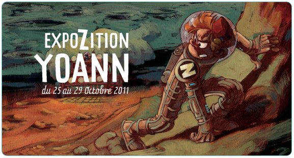 Exposition Yoann, Spirou et Fantasio du 25 au 29 octobre 2011