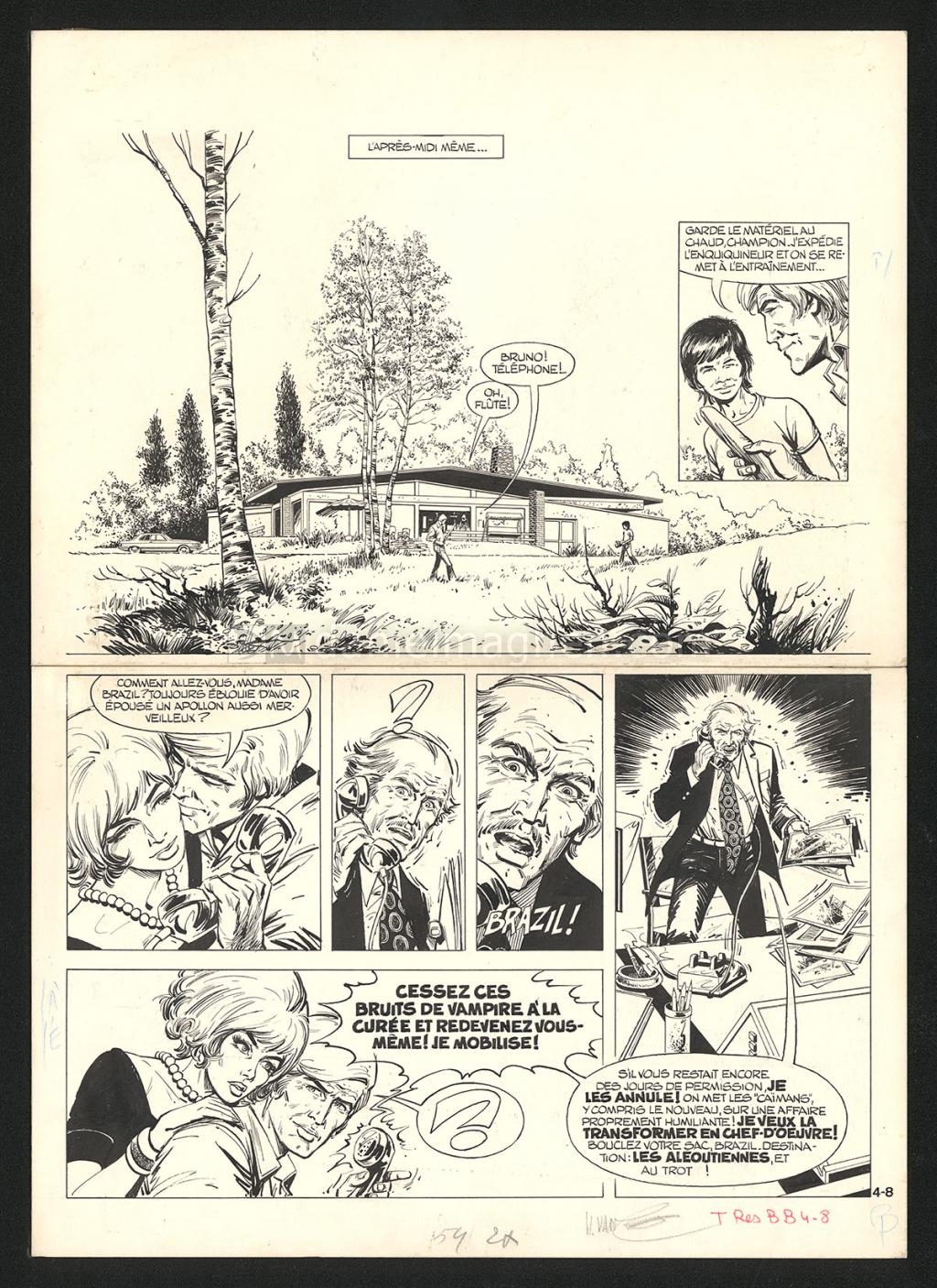 Bruno Brazil Original Art For Sale Comicarttracker