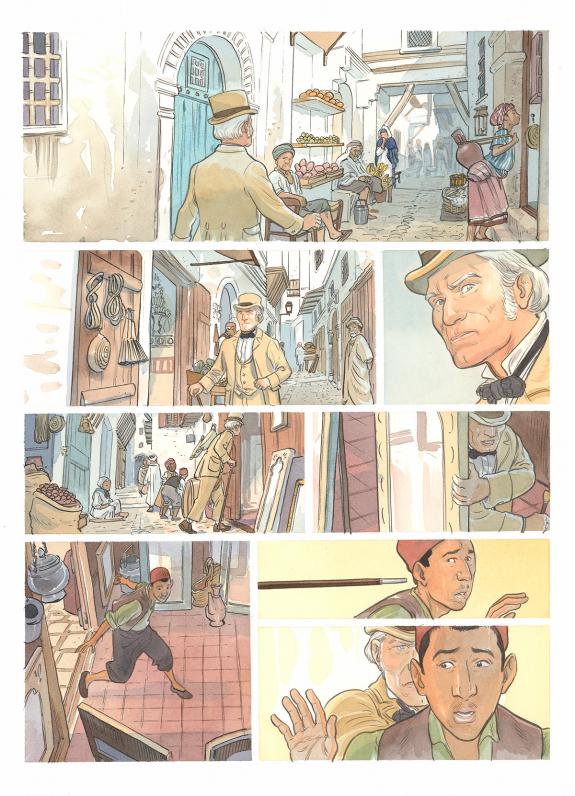 Julen Ribas - Artifices, un magicien en Algérie, Planche ori