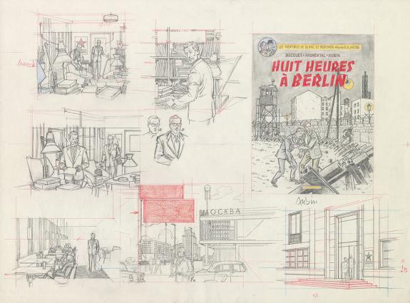 Antoine Aubin - Blake et Mortimer, Huit heures à Berlin, Pro