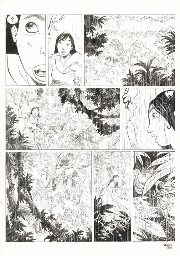 Olivier Pont - Un putain de salopard, Isabel, Planche origin