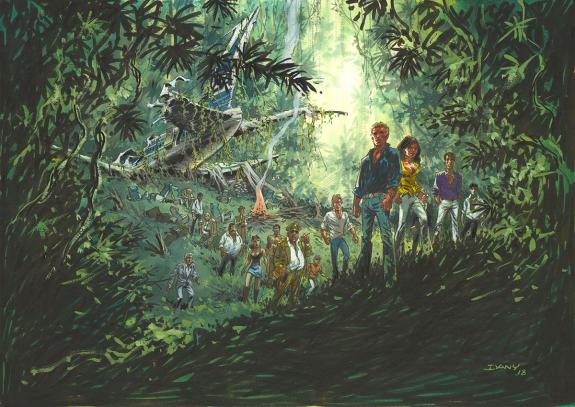Dany - Histoire sans héros, Illustration originale réalisée 