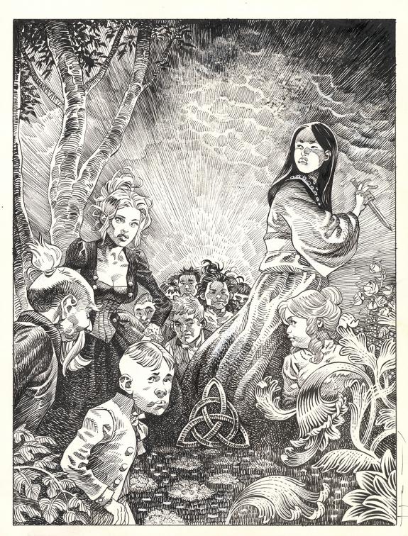 Josep Homs - Shi, Black Friday, Illustration originale, dos 