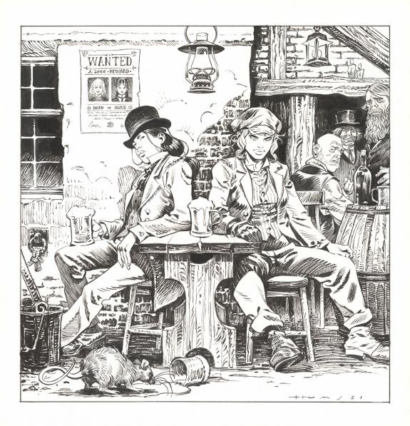 Josep Homs - Shi, Victoria, Illustration originale, ex-libri