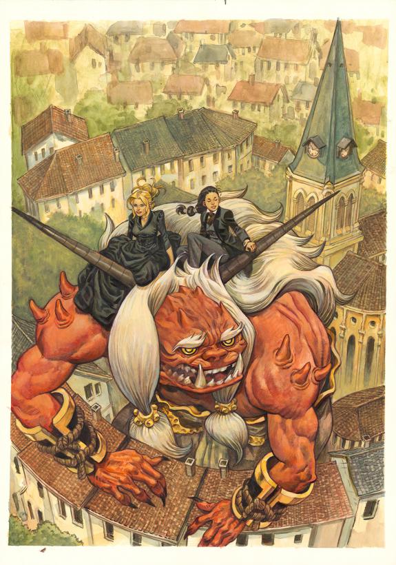 Josep Homs - Shi, Illustration originale réalisée pour l'aff