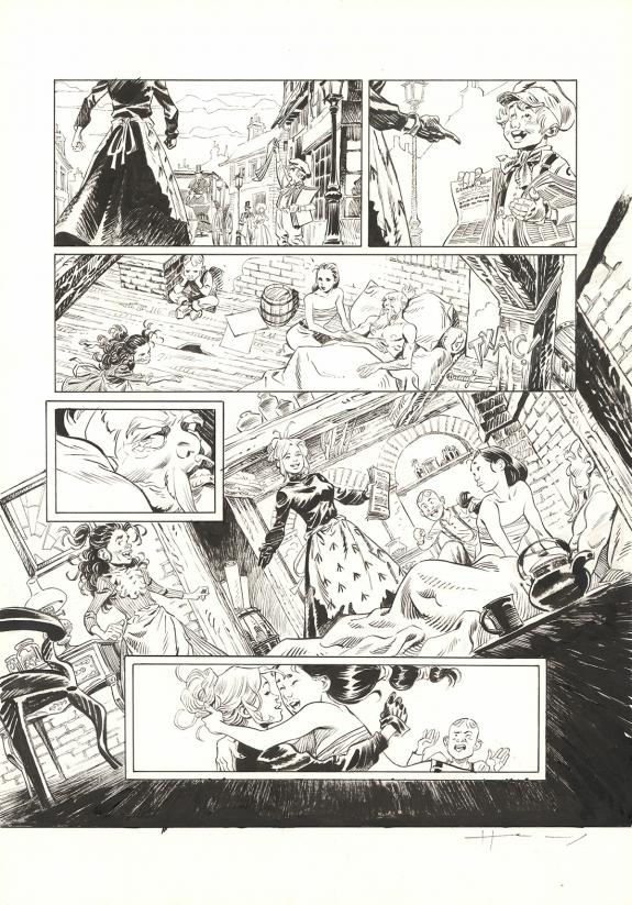 Josep Homs - Shi, La Grande Puanteur, Planche originale n°23