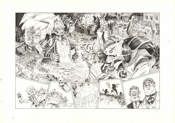 Josep Homs - Shi, Victoria, Double planche originale n°42-43