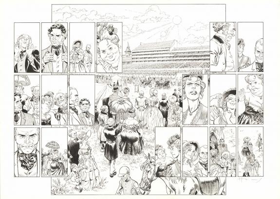Josep Homs - Shi, Victoria, Double planche originale n°08-09