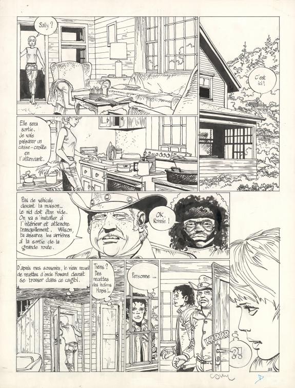 Cosey - Jonathan, Oncle Howard est de retour, Planche origin