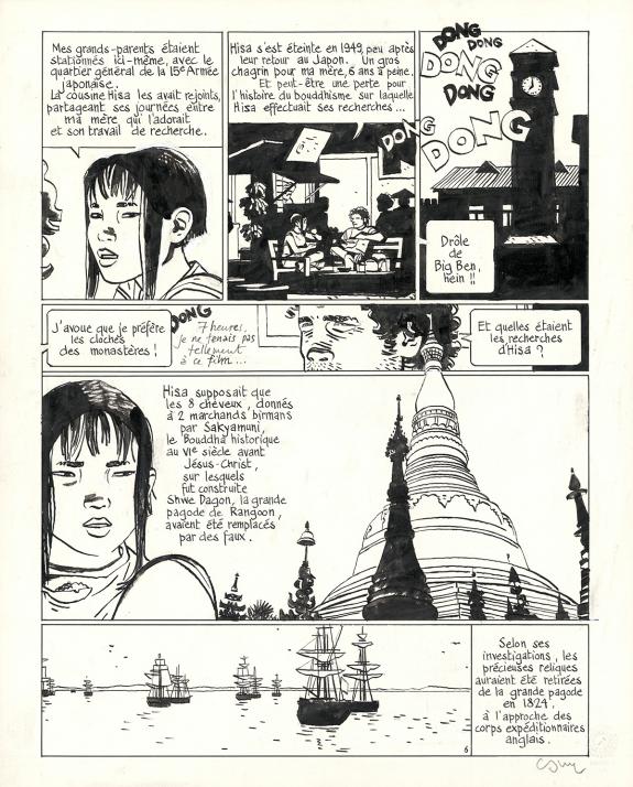 Cosey - Jonathan, Atsuko, Planche originale n°06