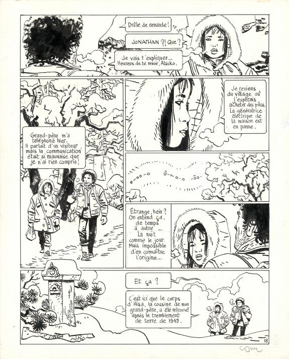 Cosey - Jonathan, Atsuko, Planche originale n°18