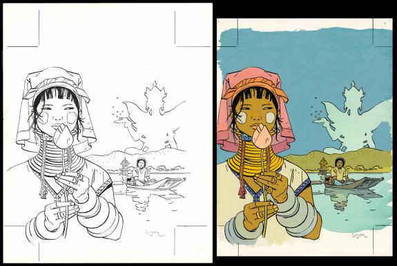 Cosey - Jonathan, Intégrale n°5 . T.13-14, Couverture origin