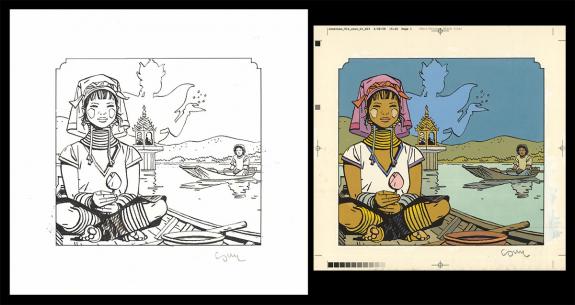 Cosey - Jonathan, Elle ou dix mille lucioles, Couverture ori