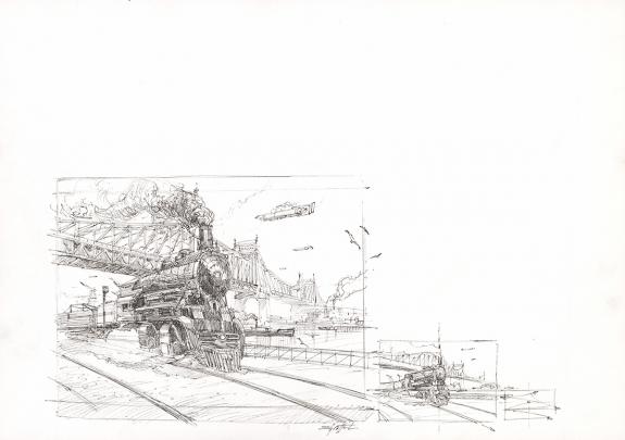 Didier Graffet - Steampunk, Illustration originale. Sélectio