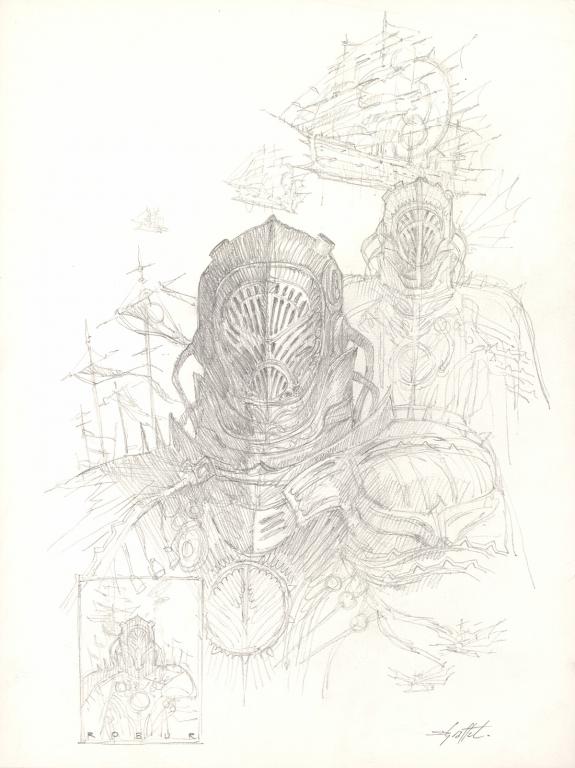 Didier Graffet - Steampunk, Illustration originale. Sélectio