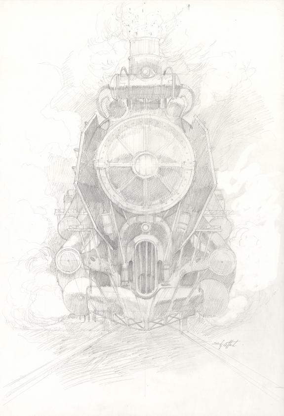 Didier Graffet - Steampunk, Illustration originale. Sélectio