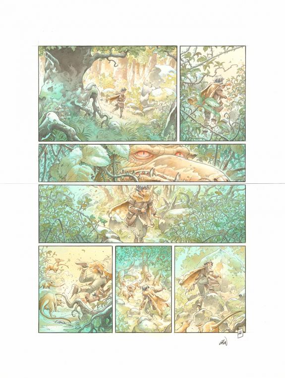 Grun - Les Hautes Herbes, Planche originale n&deg;66