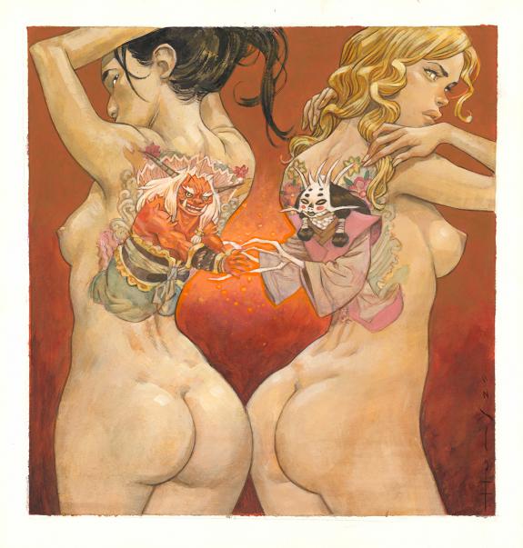 Josep Homs - Shi, Illustration originale inédite