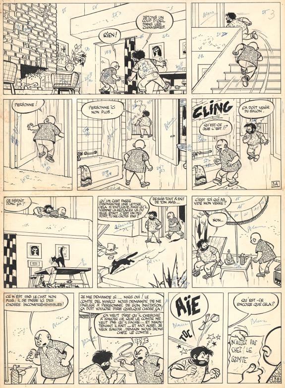 Will - Tif et Tondu, Le Retour de Choc, Planche originale n&deg;