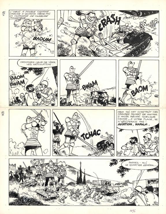 Will - Tif et Tondu, Un plan d&eacute;moniaque, Planche originale n