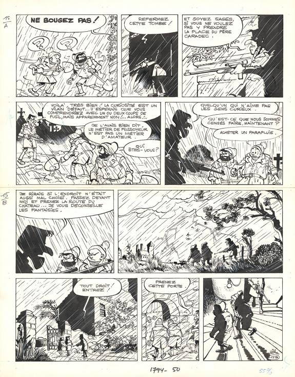 Will - Tif et Tondu, Les Ressuscit&eacute;s, Planche originale n&deg;15