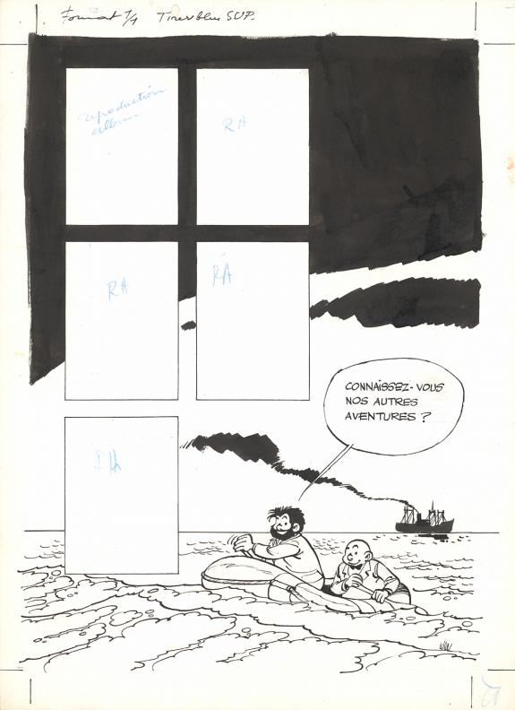 Will - Tif et Tondu, La Poup&eacute;e ridicule, Illustration origin