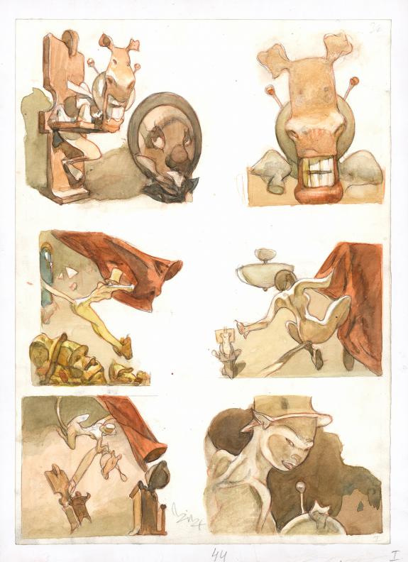 Carlos Nine - Fantagas, Siboney, Planche originale 44