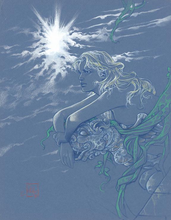 Eric Stalner - Le Roman de Malemort, Illustration originale