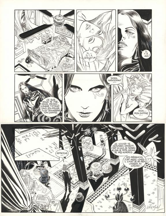 Olivier Grenson - Niklos Koda, Magie noire, Planche original