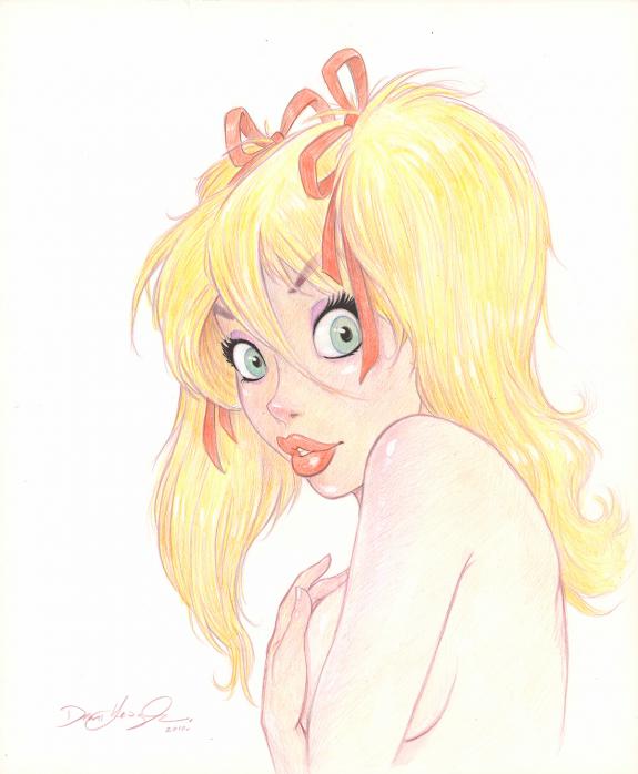 Dean Yeagle - Illustration originale, Mandy (2010)