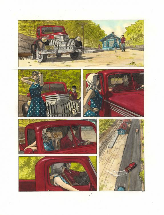 Christophe Dubois - Rockabilly, Planche originale n°04