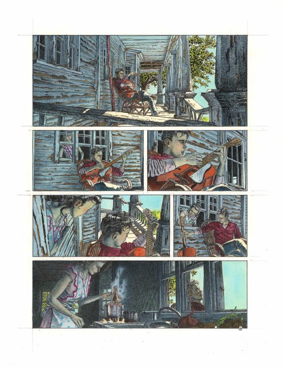 Christophe Dubois - Rockabilly, Planche originale n°16