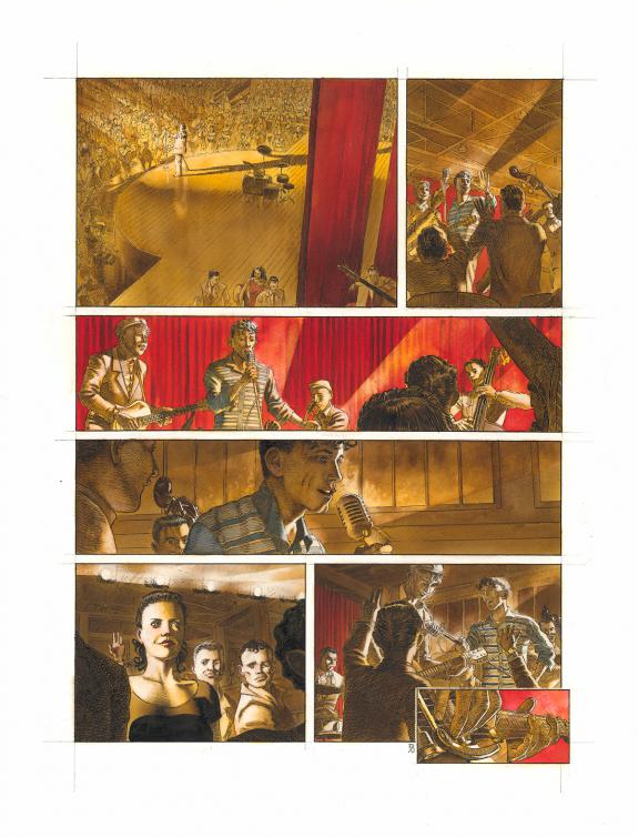 Christophe Dubois - Rockabilly, Planche originale n°38