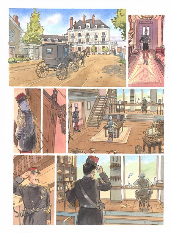 Julen Ribas - Artifices, un magicien en Algérie, Planche ori