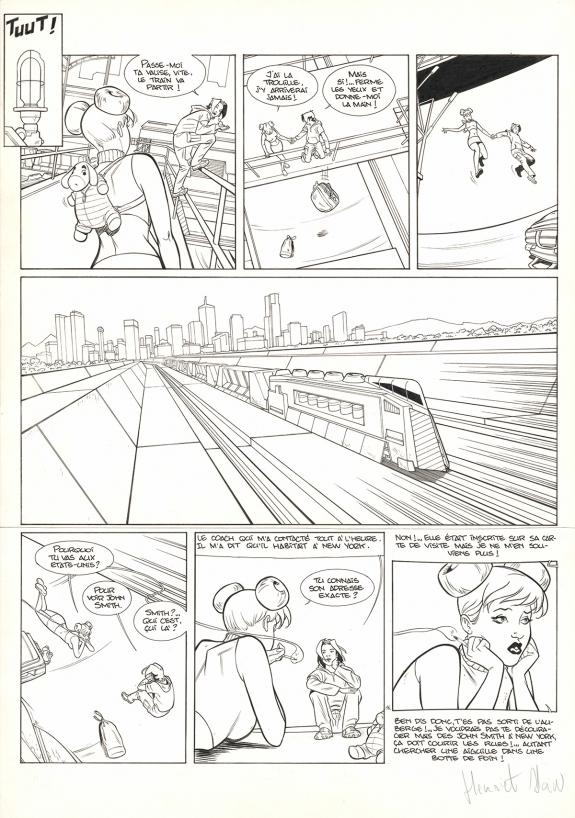 Alain Henriet - Golden Cup, Daytona, Planche originale n&deg;16