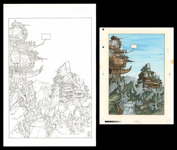 Fabrice Meddour - Hispanola, Les héritiers, Planche original