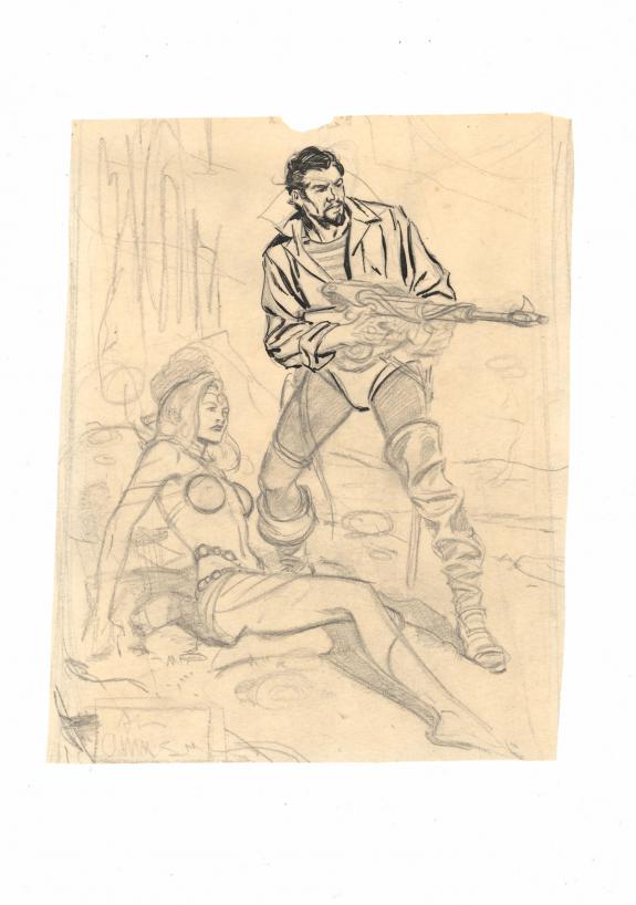 Al Williamson - Flash Gordon, Illustration originale