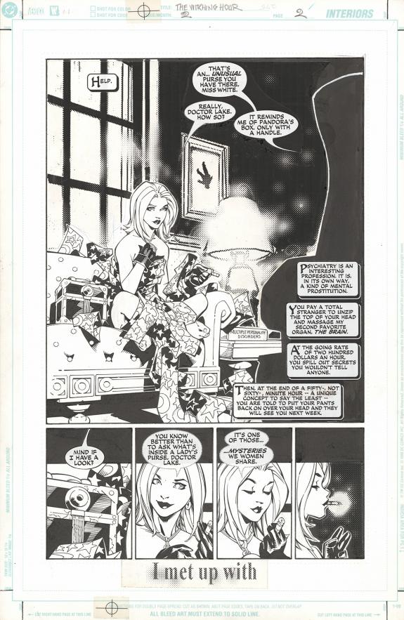 Chris Bachalo - The Witching Hour, Planche originale n&deg;2, ph
