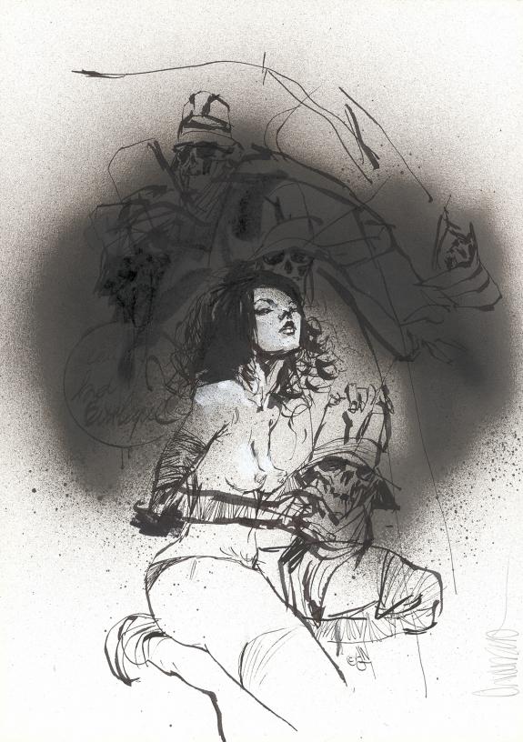 Ashley Wood - Sparrow, Call me Lady Burlesque, Illustration 