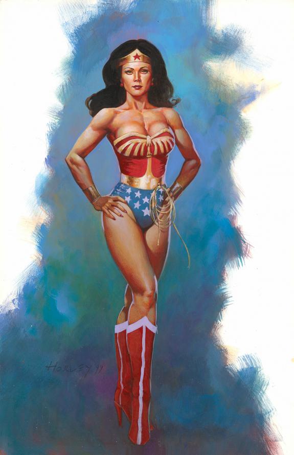 Alex Horley - Wonder Woman, Illustration originale, Lynda Ca