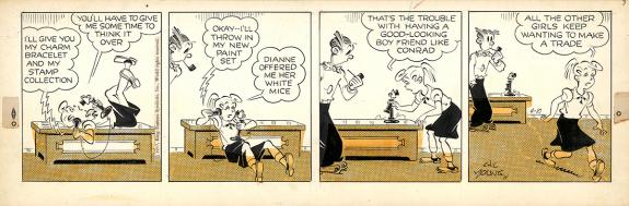 Chic Young - Strip original num&eacute;rot&eacute; 4-10