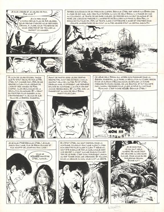 William Vance - XIII, Lâchez les chiens !, Planche originale