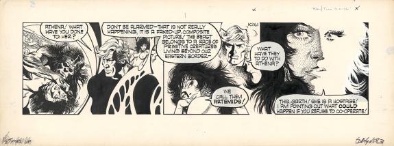 Asbury - Garth, Man Hunt, Strip original num&eacute;rot&eacute; K261, phyl